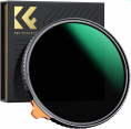 K&F Concept filtras 67mm Black Mist 1/4 +ND2-400 Variable ND 